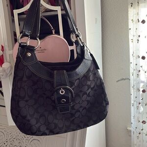 Coach Black Hobo Bag